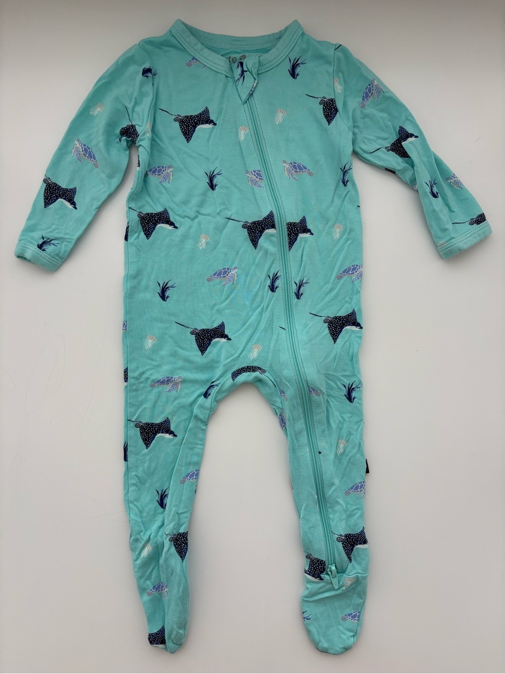Kyte Zippered Footie 3-6M